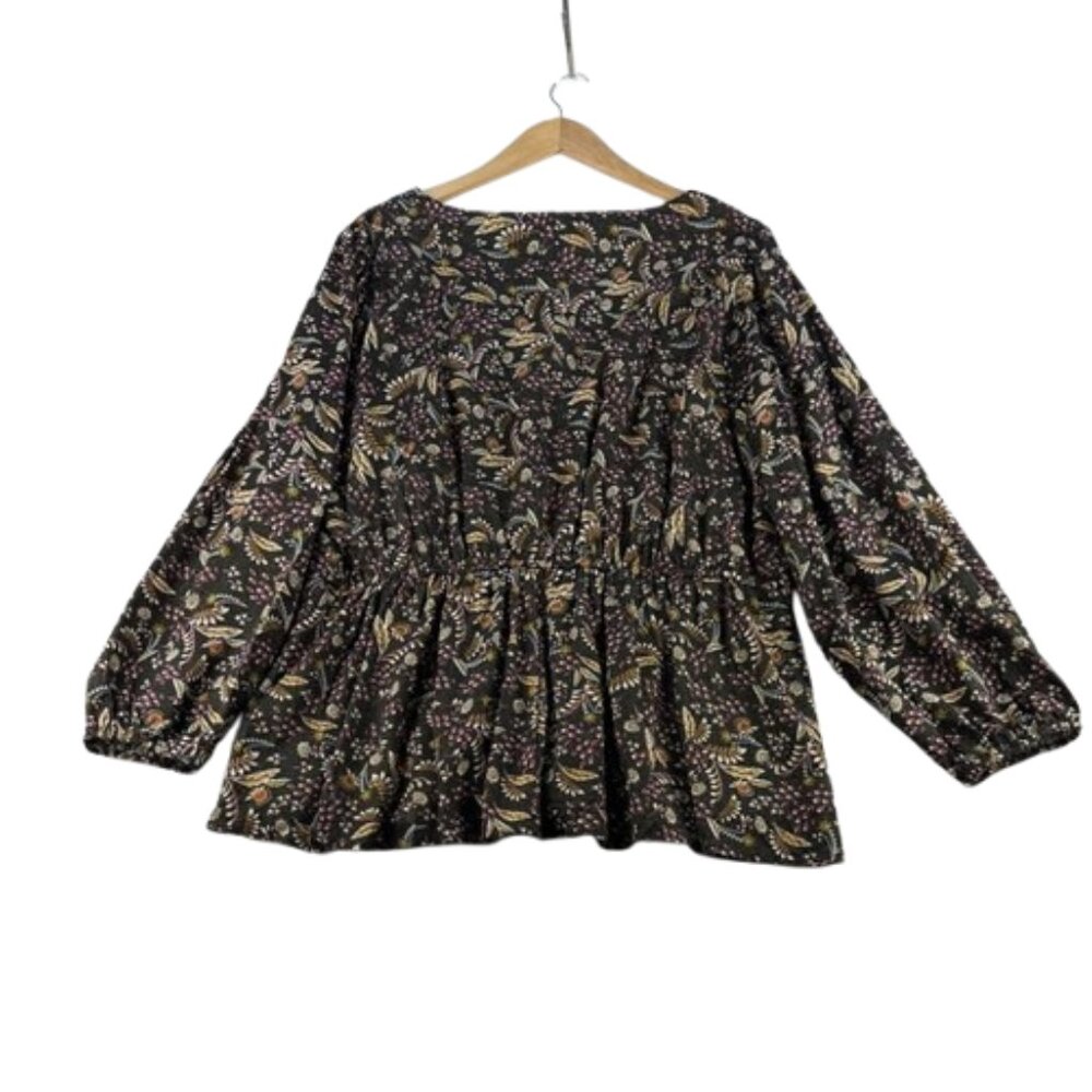 Lane Bryant Classic V-Neck Babydoll Top Women's Size 22 - Picture 2 of 12